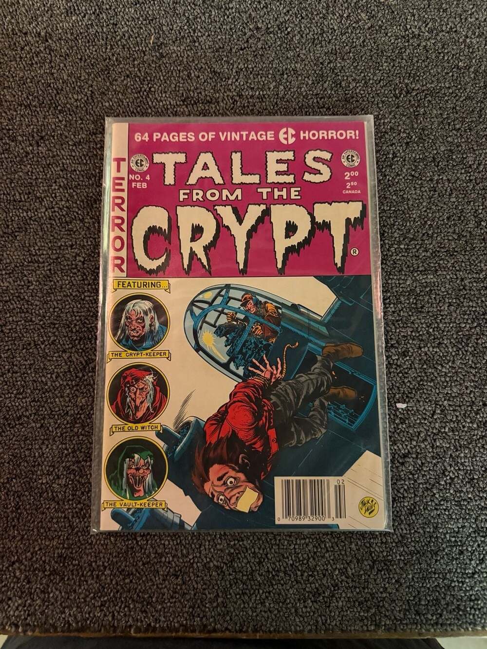 Tales From The Crypt No. 4 Feb EC Comics Vintage Horror Comic Book